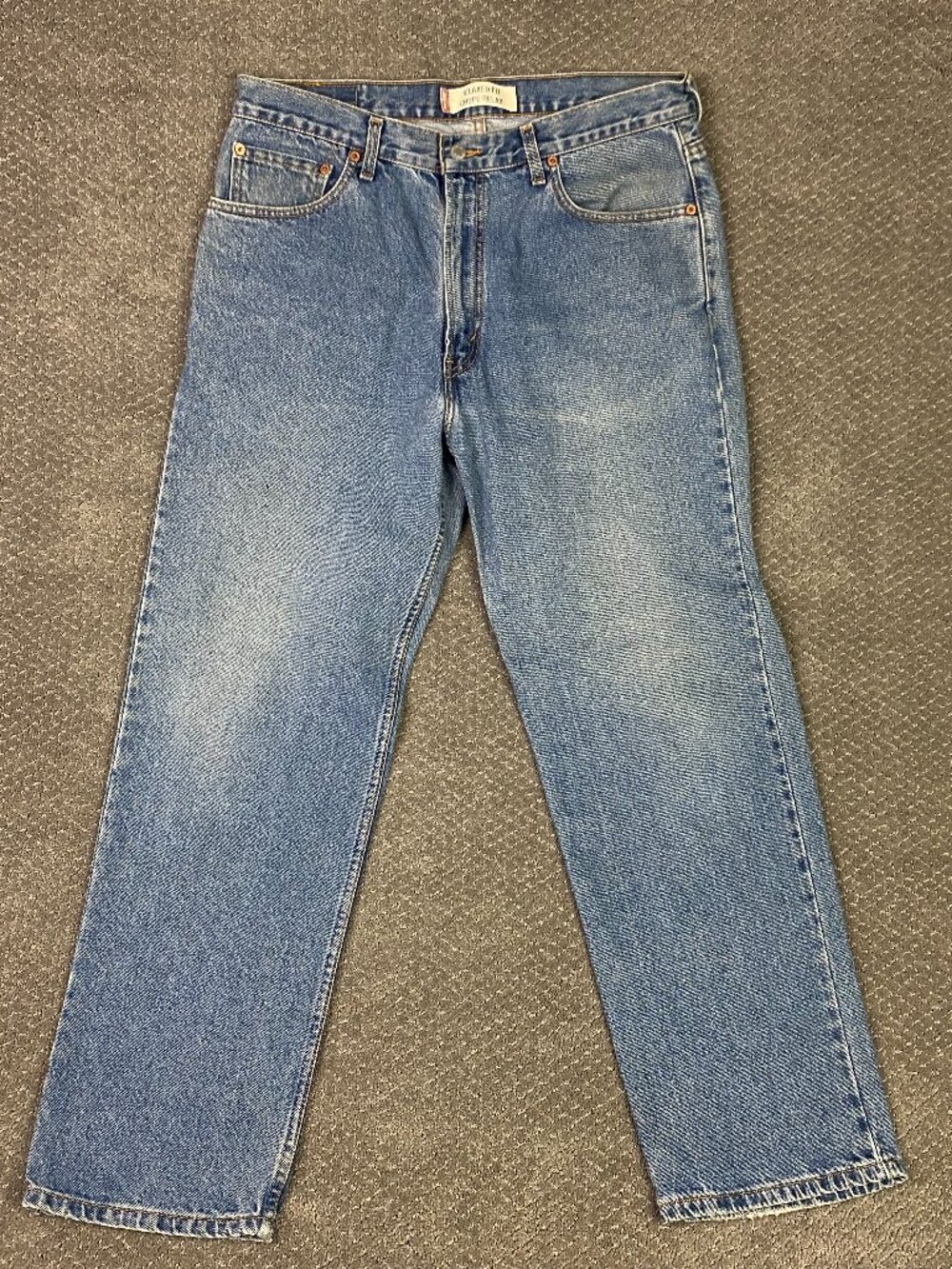 Vintage Y2K Levi's 550 Relaxed Fit Tapered Leg Jeans Mens 36x30 Blue Canada Made